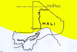 Mali map