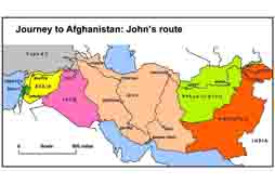 Map of Middle East