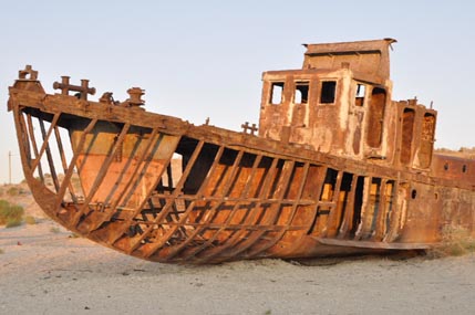 Derelict boat