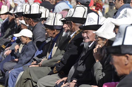 Kyrgyz spectators