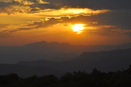 Lalibela sunset