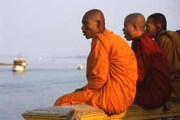 Monks in Phnom Penh