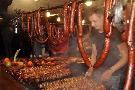 Sausage vendor